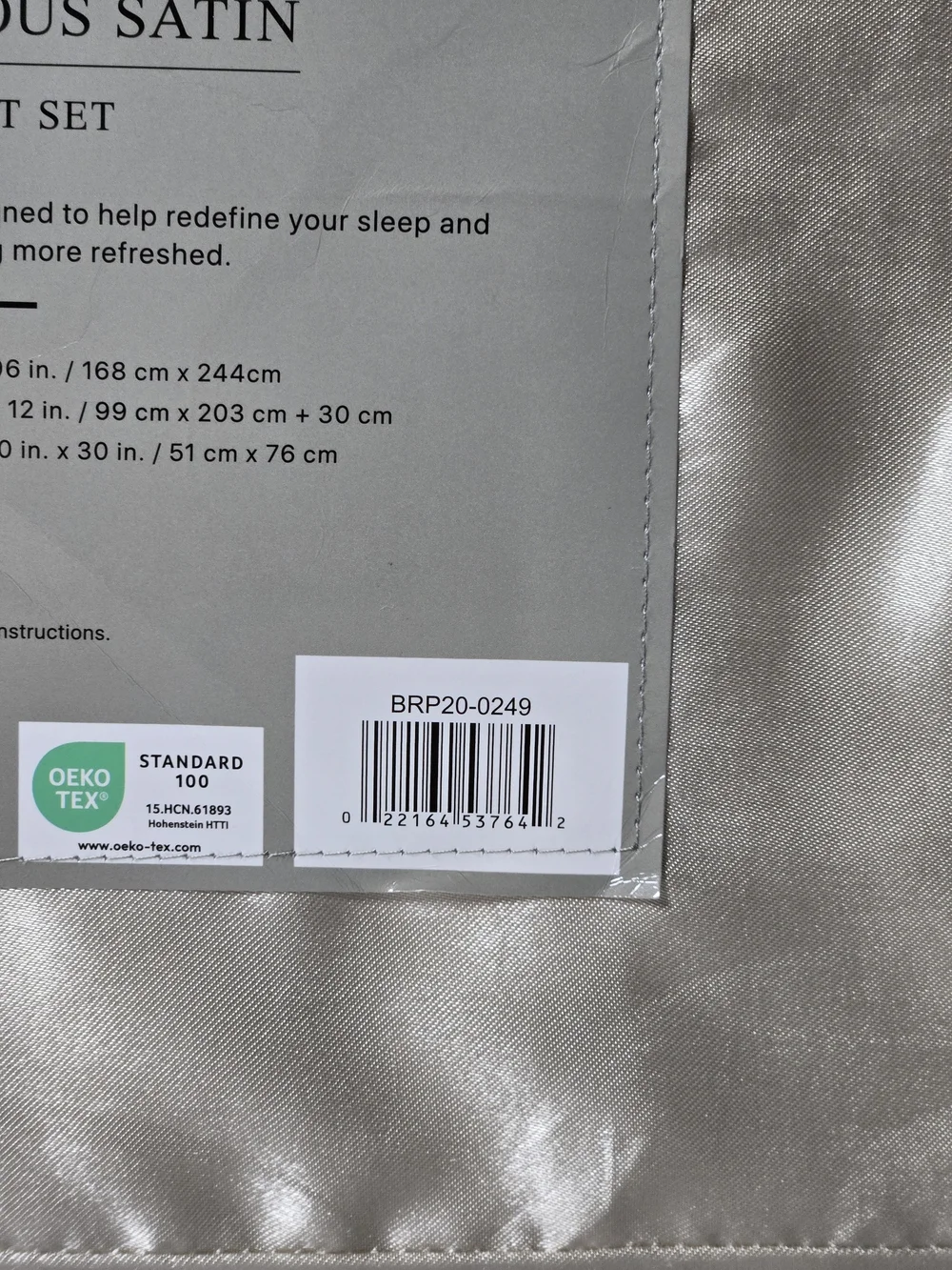 Beautyrest Platinum Luxurious Satin Sheet Set - Champagne